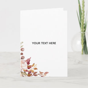 Create Your Own Floral Card