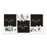 Create Your Own Floral Custom Photo Collage Canvas Print