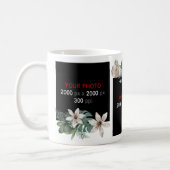 Create Your Own Floral Custom Photo Collage Coffee Mug (Left)