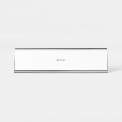 Create Your Own Floral Desk Name Plate
