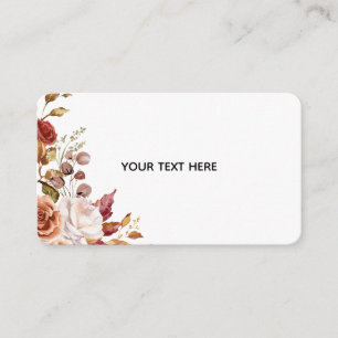 Create Your Own Floral Enclosure Card