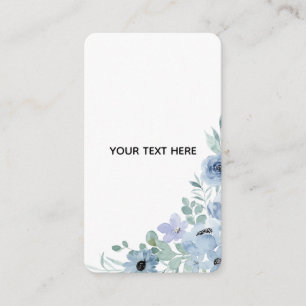 Create Your Own Floral  Enclosure Card