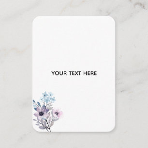 Create Your Own Floral  Enclosure Card