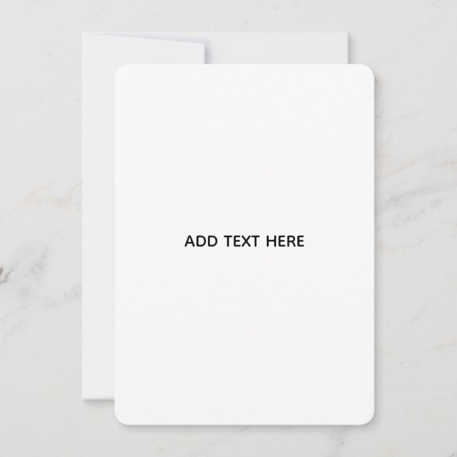Create Your Own Floral  Invitation (Front)