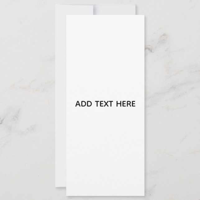 Create Your Own Floral  Invitation (Front)