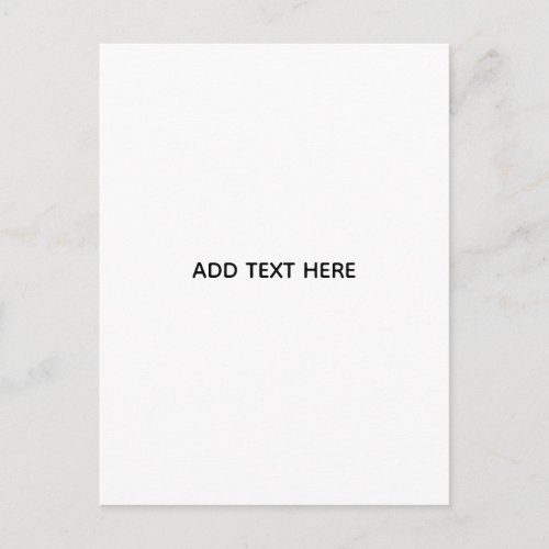 Create Your Own Floral  Invitation Postcard