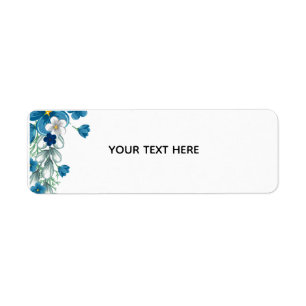 Create Your Own Floral Label