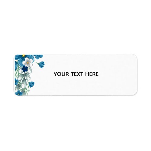 Create Your Own Floral Label