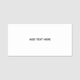 Create Your Own Floral  Name Tag