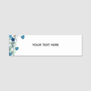 Create Your Own Floral Name Tag
