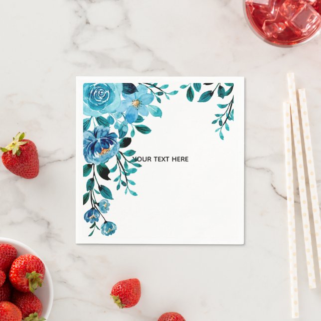 Create Your Own Floral Napkins (Insitu)