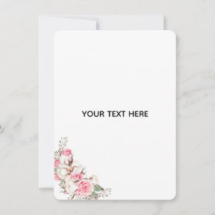 Create Your Own Floral Note Card