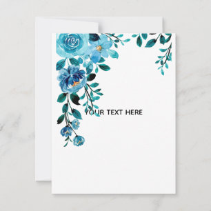 Create Your Own Floral Note Card