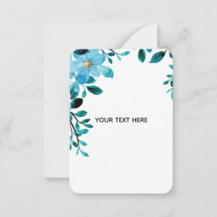 Create Your Own Floral Note Card