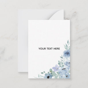Create Your Own Floral  Note Card