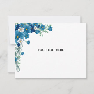 Create Your Own Floral Note Card