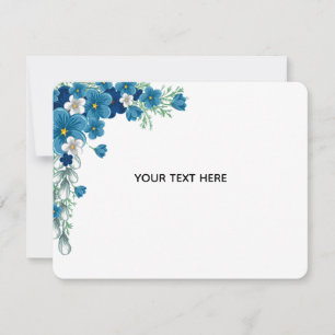 Create Your Own Floral Note Card