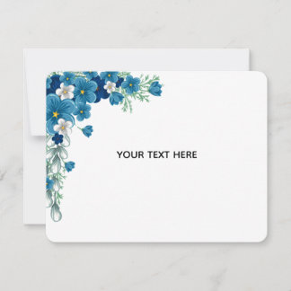 Create Your Own Floral Note Card