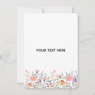 Create Your Own Floral Note Card