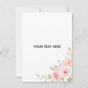 Create Your Own Floral Note Card
