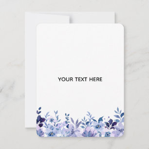 Create Your Own Floral Note Card