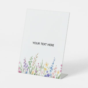 Create Your Own Floral Pedestal Sign