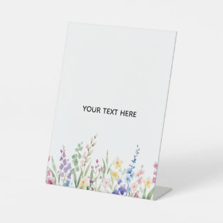 Create Your Own Floral Pedestal Sign