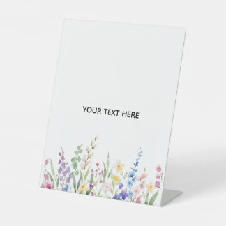 Create Your Own Floral Pedestal Sign