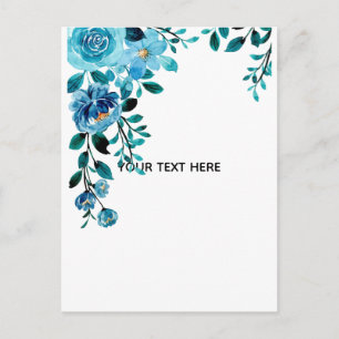 Create Your Own Floral Postcard