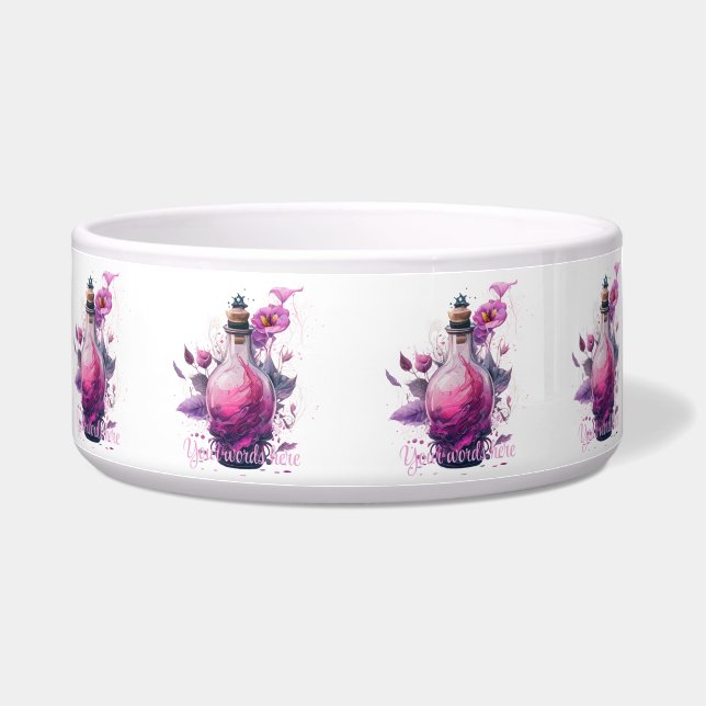 Create Your Own Floral Potion Bottle Bowl (Right)