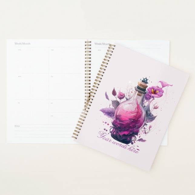 Create Your Own Floral Potion Bottle Planner (Display)