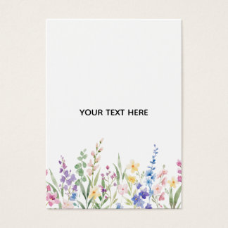 Create Your Own Floral Profile Card