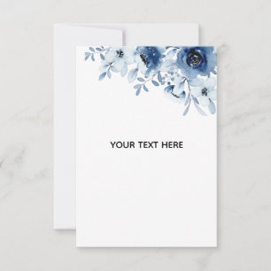 Create Your Own Floral Thank You Card