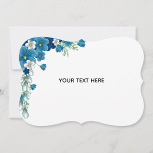 Create Your Own Floral Thank You Card