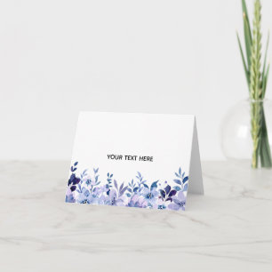 Create Your Own Floral Thank You Card