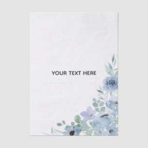 Create Your Own Floral Tissue Paper