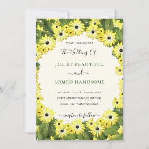 Create Your Own Floral Wedding Invitation Template