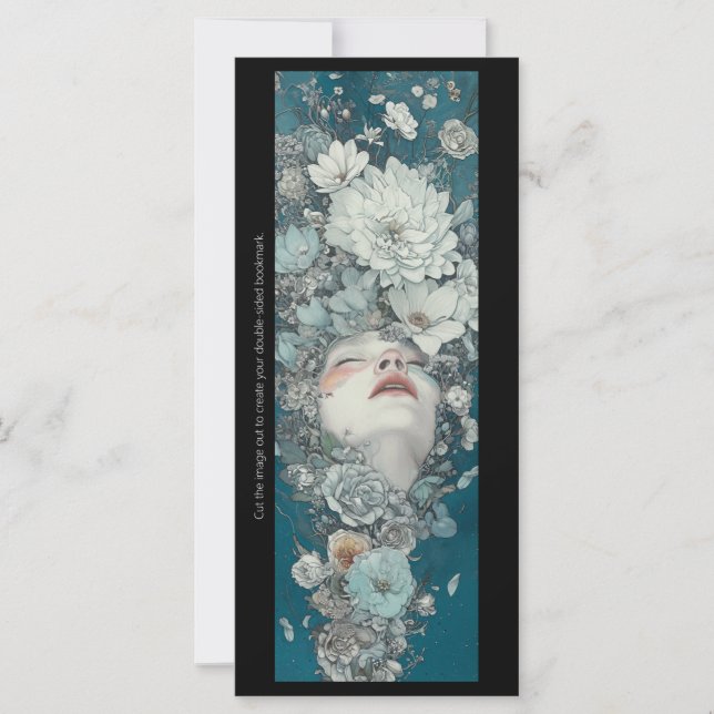 Create Your Own Flower Goddess Bookmark Card (Front)