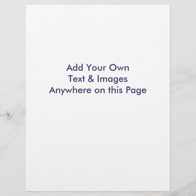 Create Your Own Flyer (Front)