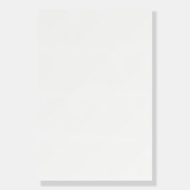 Create Your Own Foam Board (Front)