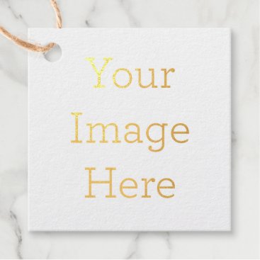 Create Your Own Foil Square Favor Tags