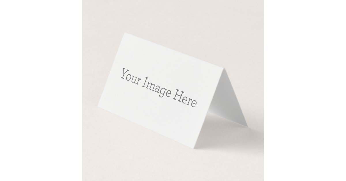 Create Your Own Folded Place Card | Zazzle.com