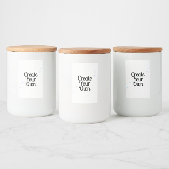 Create Your Own Food Label (Bottles)