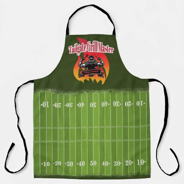 Create Your Own Football Tail Gate Party Apron (Front)