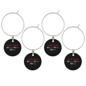 Create Your Own Four Photo Wine Charm