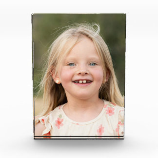 Create Your Own Frameless Kids Children Photo Acrylic Award