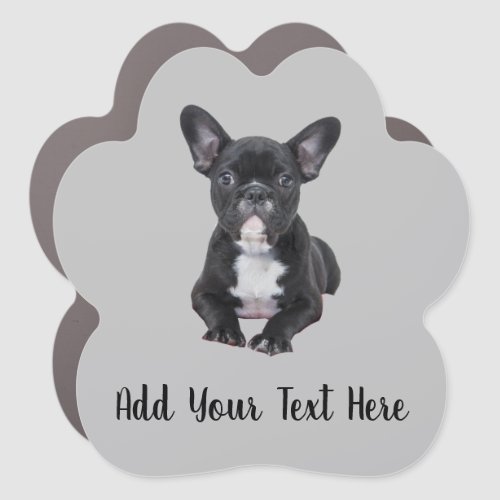 Create Your Own French Bulldog Car Magnet