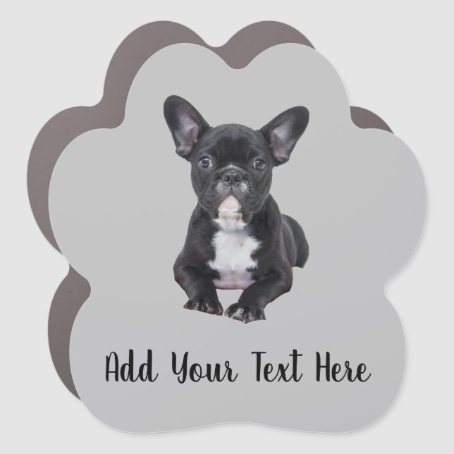 Create Your Own French Bulldog Car Magnet (Front)