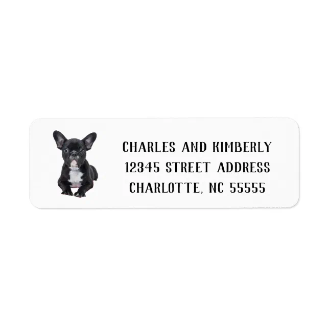 Create Your Own French Bulldog Label | Zazzle