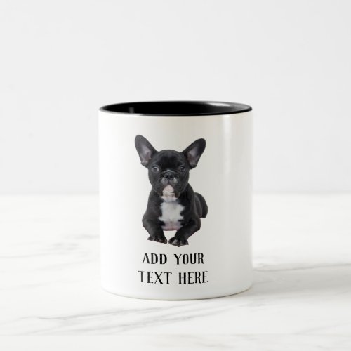 Create Your Own French Bulldog  Two_Tone Coffee Mug